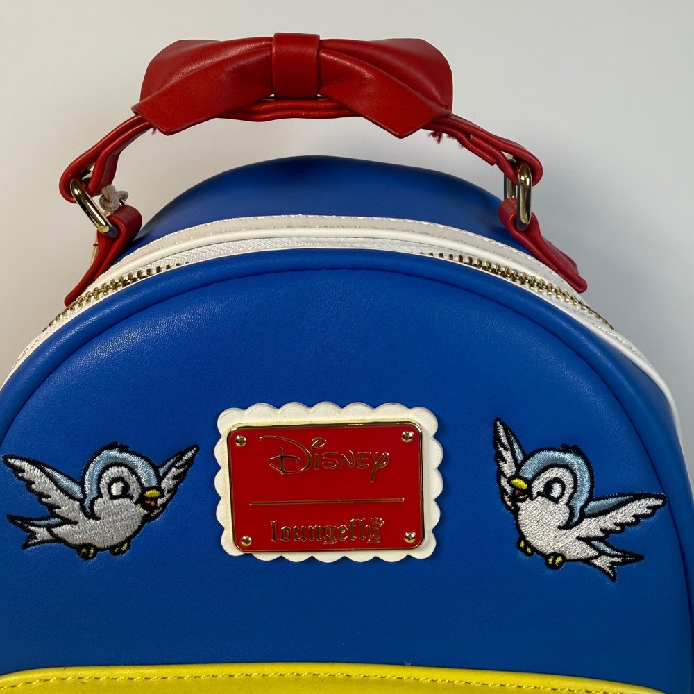 Disney Loungefly Snow White Cosplay Mini Backpack and Wallet Set NWT - Picture 3 of 12